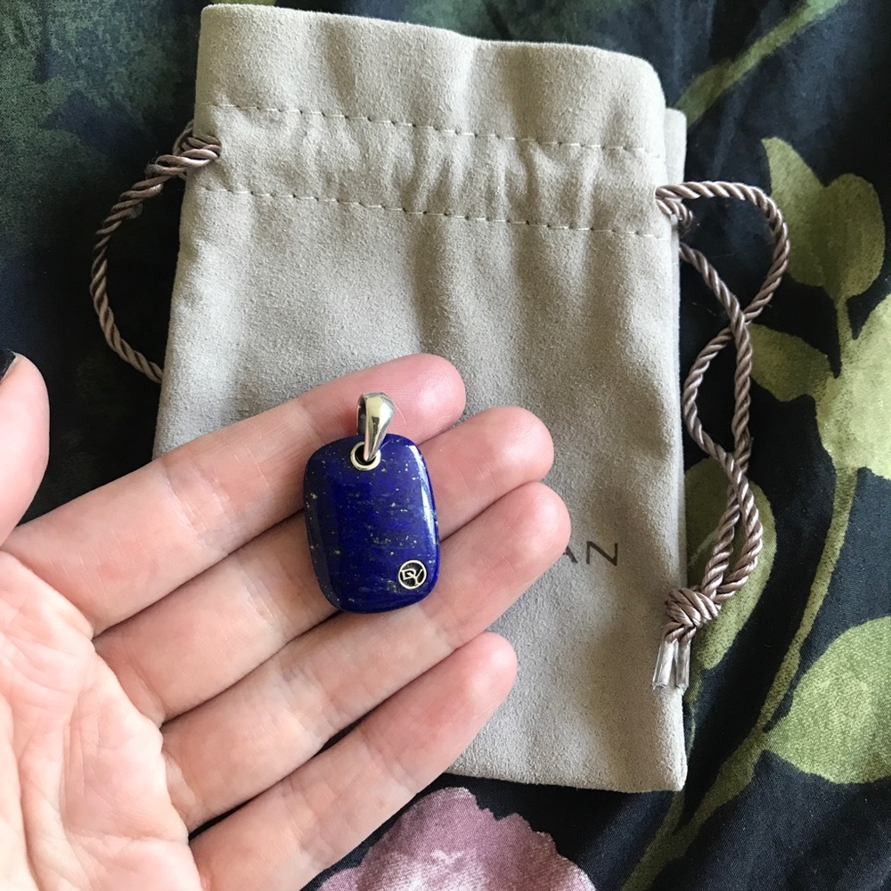 David Yurman lapis lazuli pendant